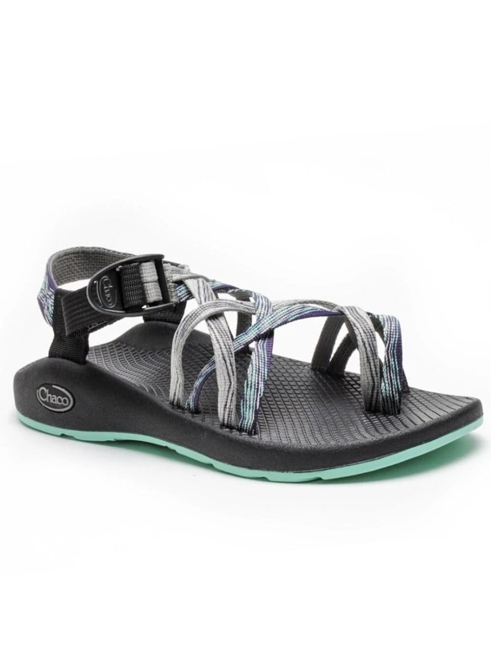 Chaco Women's Hiking Sandals ZX/2 Toe Loop Classic Pixel Weave Sz 8 EUC